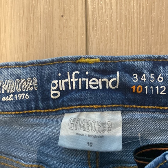 EUC Girls Gymboree Size 10 Distressed Girlfriend Style Denim Jeans - Picture 8 of 14